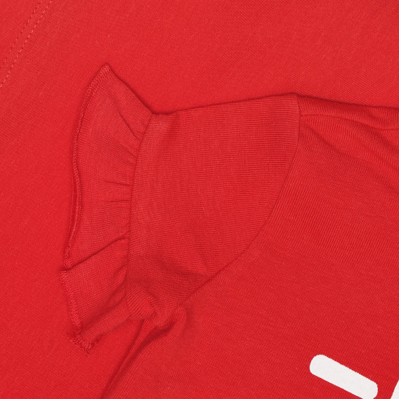 Βαμβακερό μπλουζάκι BLA για μωρό, κόκκινο Chicco 267887 3