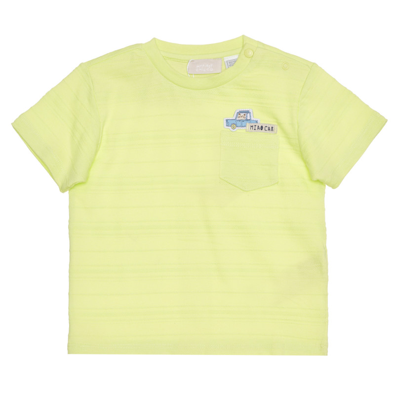 Βαμβακερό μπλουζάκι για μωρό, πράσινο  267914
