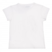 Βαμβακερό μπλουζάκι με διακόσμηση, λευκό Chicco 267924 4