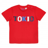 Βαμβακερό μπλουζάκι TOKIO για μωρό, κόκκινο Chicco 267936 
