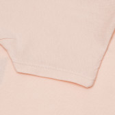 Μπλουζάκι από οργανικό βαμβάκι με λουλουδάτο σχέδιο και στάμπα, ροζ Name it 268005 3