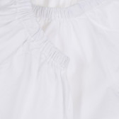 Βαμβακερή μπλούζα με κοντά μανίκια, λευκή Benetton 268066 2