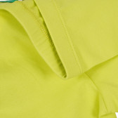 Βαμβακερό κολάν με δαντέλα για μωρό, πράσινο Benetton 268141 2