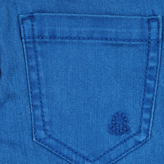 Τζιν με το λογότυπο της μάρκας για μωρό, μπλε Benetton 268183 3