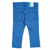 Τζιν με το λογότυπο της μάρκας για μωρό, μπλε Benetton 268184 4