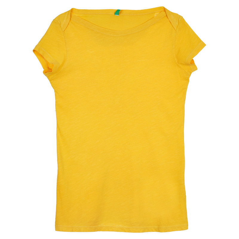 Βαμβακερό μπλουζάκι, κίτρινο  268299