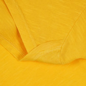 Βαμβακερό μπλουζάκι, κίτρινο Benetton 268300 2