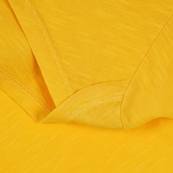 Βαμβακερό μπλουζάκι, κίτρινο Benetton 268300 2
