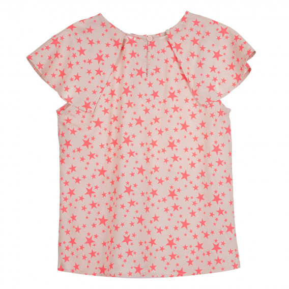 Μπλούζα μπλουζάκι με φιγούρα, ροζ Benetton 268349 4