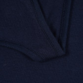 Βαμβακερό τοπ με το λογότυπο της μάρκας, σκούρο μπλε Benetton 268515 3