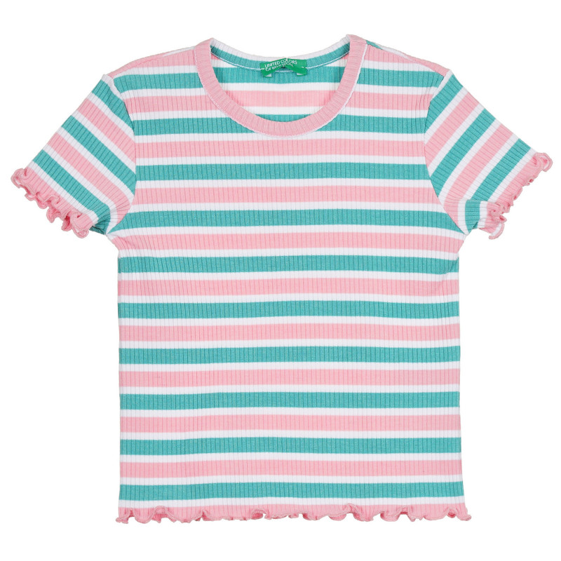 Ριγέ κοτλέ μπλουζάκι για μωρό, πολύχρωμο  268520