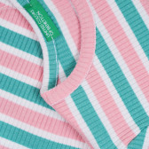 Ριγέ κοτλέ μπλουζάκι για μωρό, πολύχρωμο Benetton 268522 3