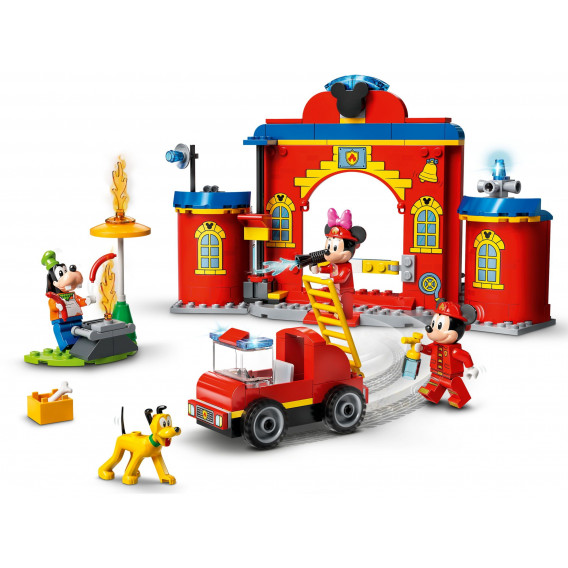 Lego - Πυροσβεστική και φορτηγό Mickey and Friends, 144 ανταλλακτικά Lego 268851 2
