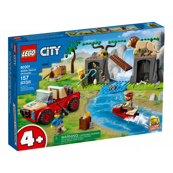 Lego - Τζιπ διάσωσης off road, 157 κομμάτια Lego 268989 