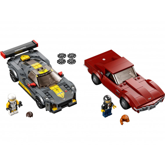 Lego - Chevrolet Corvette C8.R και 1968 Chevrolet Corvette, 512 ανταλλακτικά Lego 269077 2