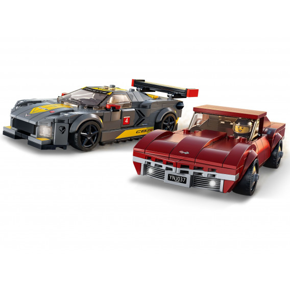 Lego - Chevrolet Corvette C8.R και 1968 Chevrolet Corvette, 512 ανταλλακτικά Lego 269078 3