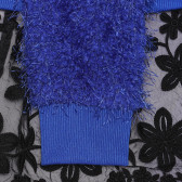 Μακρυμάνικο φόρεμα σε μπλε και μαύρο χρώμα για ένα κορίτσι Sweety Fashion 269082 3