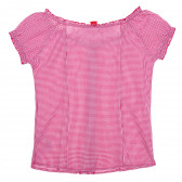 Βαμβακερό πουκάμισο με κοντά μανίκια για ένα κόκκινο κορίτσι s.Oliver 269090 4
