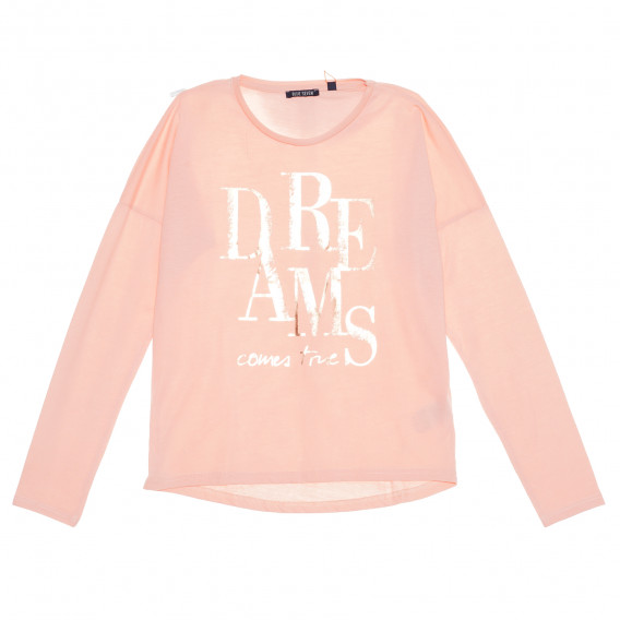 Μακρυμάνικη μπλούζα για ροζ κορίτσι BLUE SEVEN 269172 