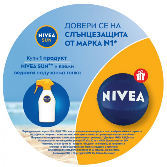 Kids Swim & Play αντηλιακό, SPF50 +, 150 ml Nivea 269238 2