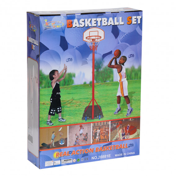 Ρυθμιζόμενο καλάθι μπάσκετ 200 - 236 εκ.  King Sport 269330 6
