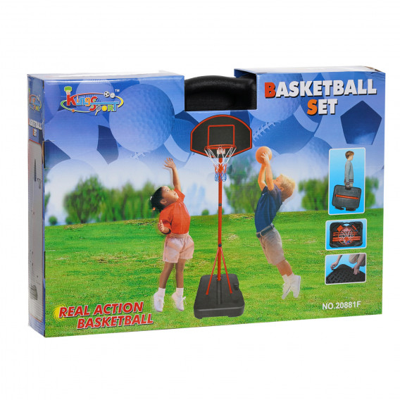 Ρυθμιζόμενο καλάθι μπάσκετ 109 - 190 εκ.  King Sport 269335 6
