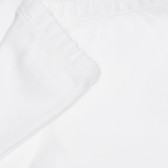Βαμβακερό παντελόνι για μωρά, λευκό Idexe 269798 2