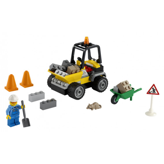 Lego - Φορτηγό για επισκευές δρόμων, 58 ανταλλακτικά Lego 269913 2