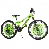Παιδικό ποδήλατο EXPLORER FORCE 24 ", πράσινο Venera Bike 269945 2