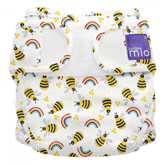 Επαναχρησιμοποιούμενη πάνα βρακάκι, μέλισσες, Μέγεθος: 1, έως 9 κιλά, 1 τεμάχιο Bambino MIO 270018 5