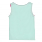 Cool Club μπλουζάκι με χαριτωμένο τύπωμα και ροζ τόνους για μωρά, πράσινο Cool club 270225 4