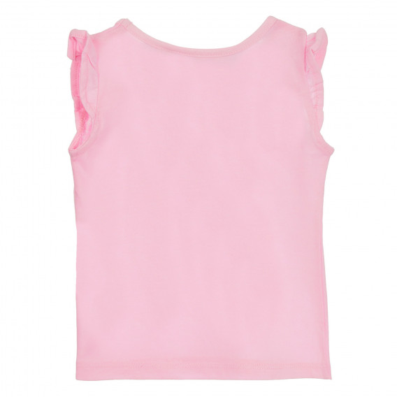 Βρεφικό μπλουζάκι με πτυχώσεις, ροζ Cool club 270347 4