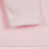 Μακρυμάνικη τουνίκ με τύπωμα ελαφιού, ροζ Cool club 270441 3