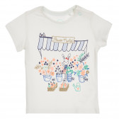 Cool Club βαμβακερό μπλουζάκι για μωρά με λουλουδάτο τύπωμα Cool club 270583 