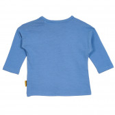 Βαμβακερή μπλούζα με τύπωμα βρεφικού αεροπλάνου, μπλε Cool club 270633 4