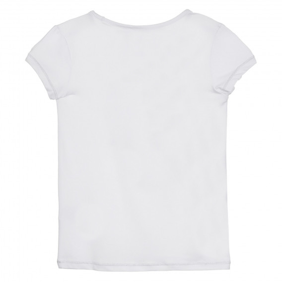 Cool Club αθλητικό μπλουζάκι με αξιοπρόσεκτα γράμματα, απαλό λευκό για κορίτσια Cool club 270706 4