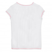 Cool Club αθλητικό μπλουζάκι με τύπωμα καρδιάς, λευκό για κορίτσια Cool club 270809 4