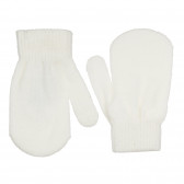 Cool Club σετ δύο ζευγάρια βρεφικά γάντια σε λευκό και ροζ χρώμα για κορίτσια Cool club 271618 2