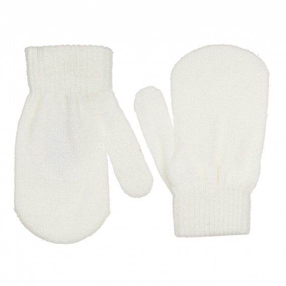 Cool Club σετ δύο ζευγάρια βρεφικά γάντια σε λευκό και ροζ χρώμα για κορίτσια Cool club 271618 2