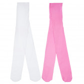 Cool Club σετ με δύο καλσόν σε ροζ και λευκό, για κορίτσια Cool club 271649 
