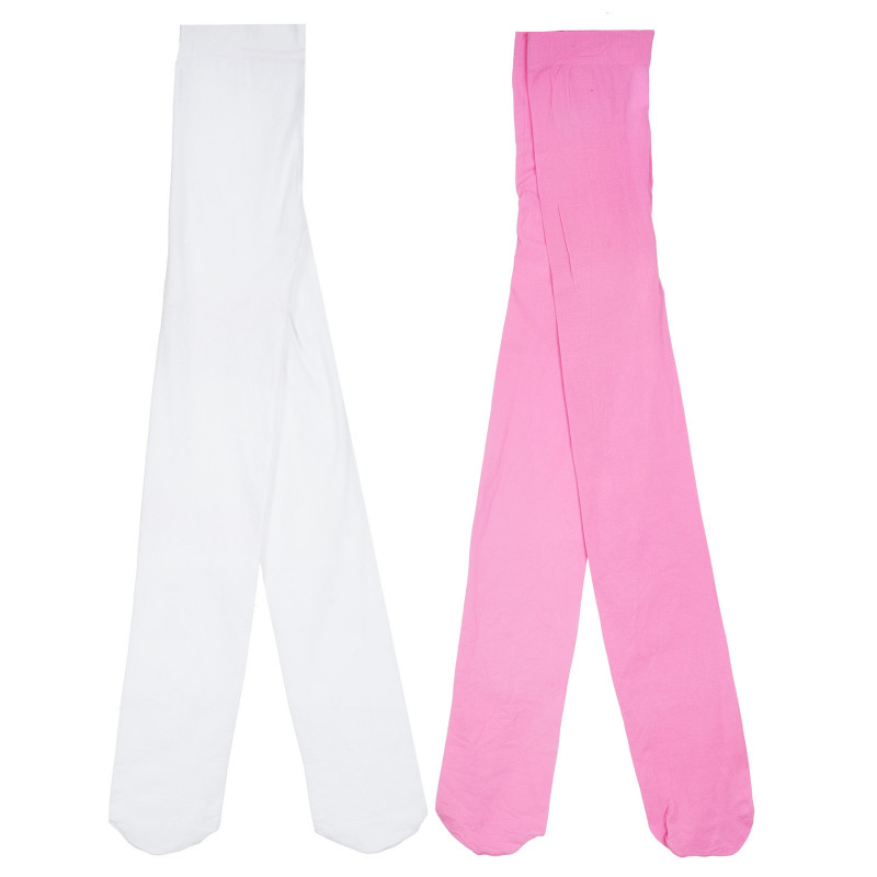 Cool Club σετ με δύο καλσόν σε ροζ και λευκό, για κορίτσια  271649