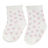 Σετ με τέσσερα ζευγάρια κάλτσες με λουλουδάτο τύπωμα για μωρά Cool club 271832 4
