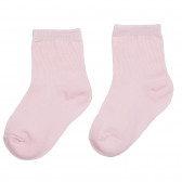 Σετ με έξι ζευγάρια βρεφικές κάλτσες σε ροζ και λευκό Cool club 272177 7