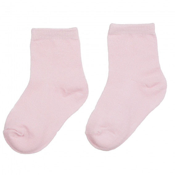 Σετ με έξι ζευγάρια βρεφικές κάλτσες σε ροζ και λευκό Cool club 272177 7