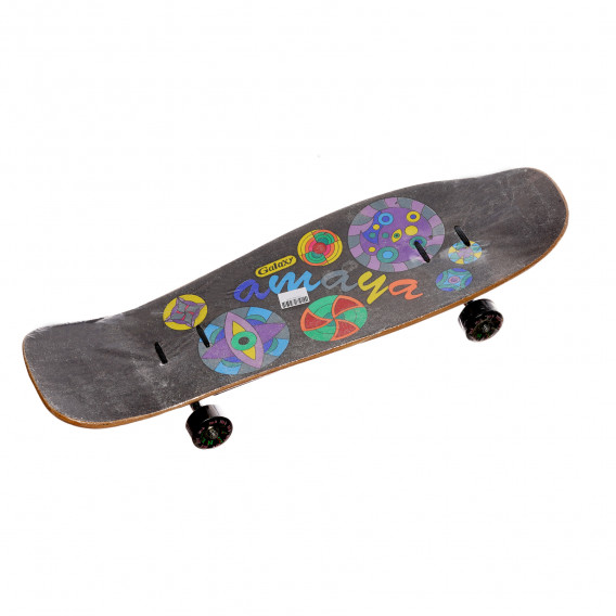 Skateboard Vintage 90/96 - galaxy, χρώμα γραφίτη Amaya 272504 