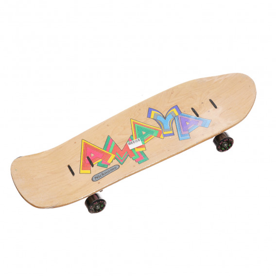 Skateboard Vintage 90/96 - Nickname, χρώμα μπεζ Amaya 272516 
