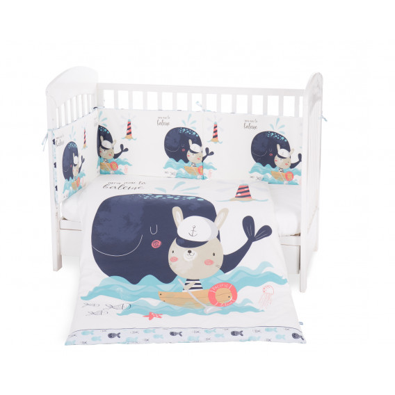 Σετ για μωρό Happy Sailor, 60 x 120 cm, 3 μέρη Kikkaboo 272572 