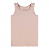Σετ από δύο μπλουζάκια από οργανικό βαμβάκι, ροζ και μοβ Name it 272673 2