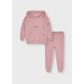 Σετ φούτερ και παντελόνι, ροζ Mayoral 273019 