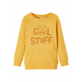 Μπλούζα Cool stuff, κίτρινη Name it 273540 